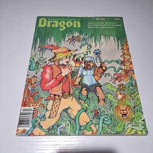 The Dragon Magazine Issue 87 July 1984 vintage D&D